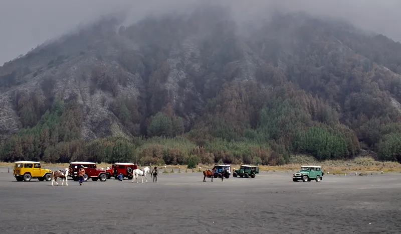 Pesona Lautan Pasir Bromo dalam Perayaan HUT ke-79 RI