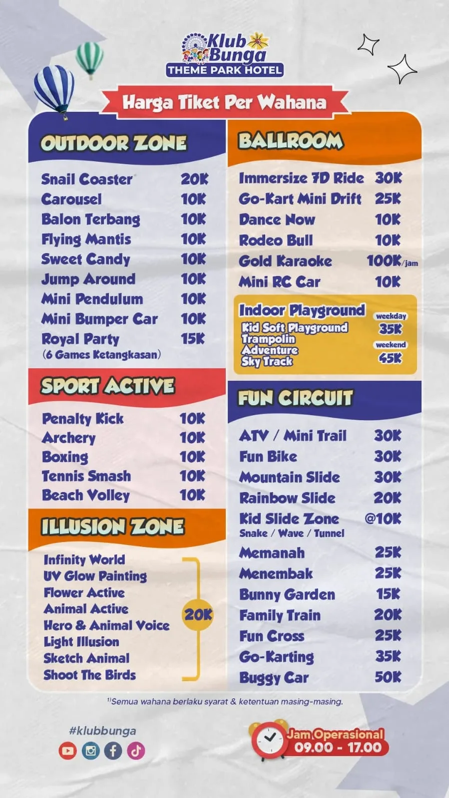 Klub Bunga Theme Park Hotel Malang, Hotel Rasa Mini Disneyland